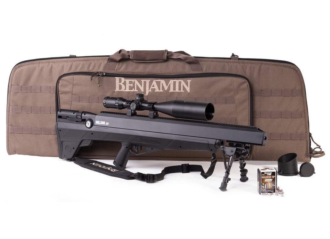 Benjamin BULLDOG .357 SPORTMAN'S PACK PCP Air Rifle 9mm